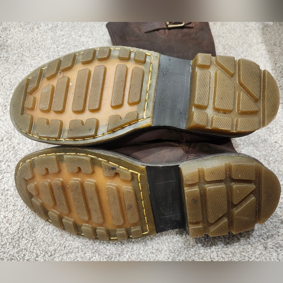 Dr Martens Brief On Boots Robin Dark Brown 14794201 Classic Doc Tall 9 - Picture 11 of 11